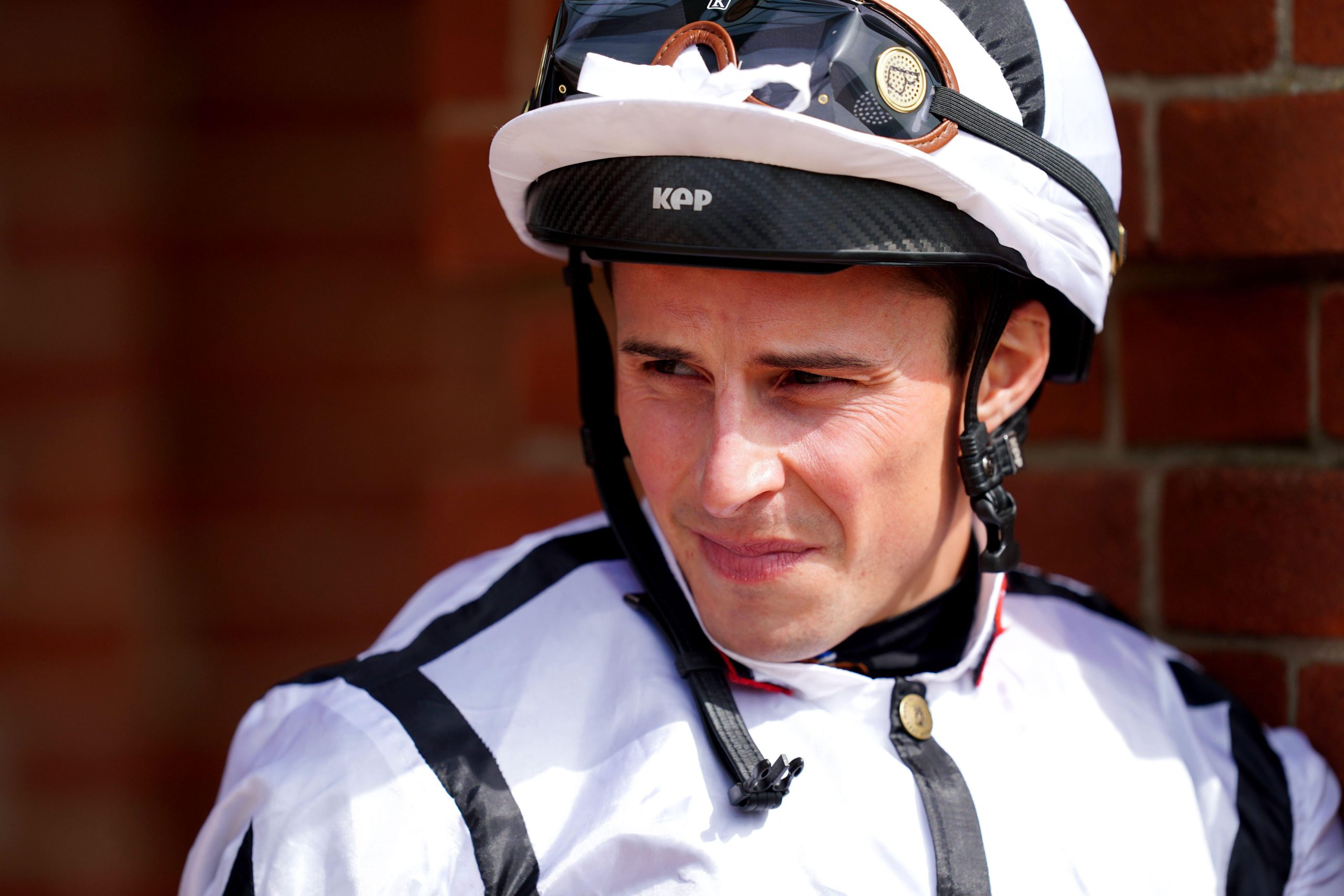 Jockey William Buick ahead of the bet365 British EBF Maiden Fillies' Stakes on day one of the bet365 Craven Meeting at Newmarket Racecourse, Newmarket. Picture date: Tuesday April 12, 2022.