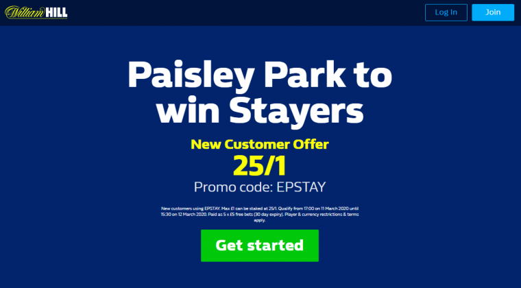 William Hill Paisley Park Boost